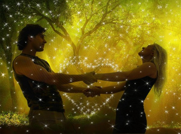 Звездное небо и пара