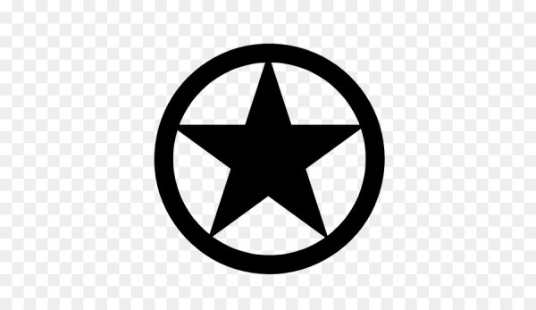 Звезда в круге символ