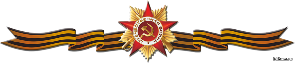 Рамка Георгиевская лента сбоку гвоздика