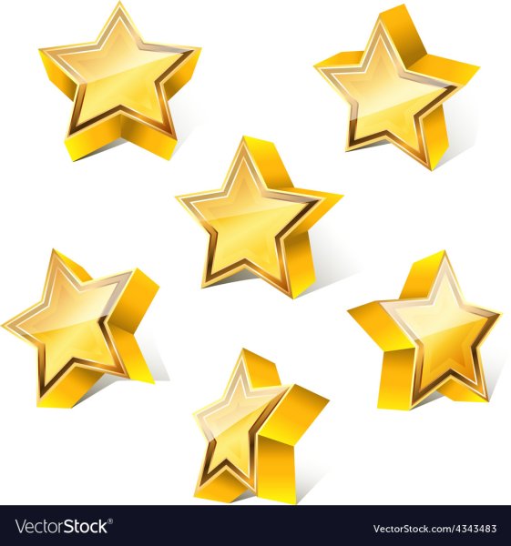 Золотистые звездочки