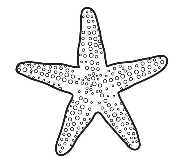 Starfish раскраска