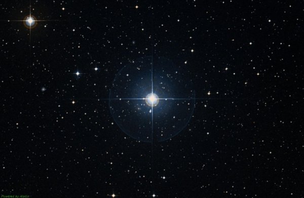 Звезда Мафусаил в созвездии весы