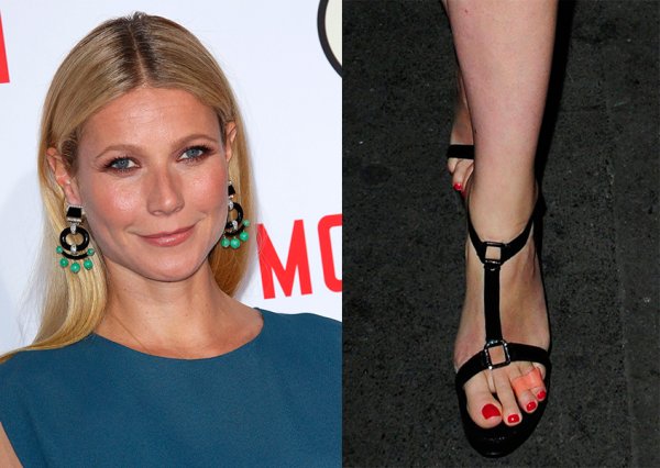 Гвинет Пэлтроу пальцы ног