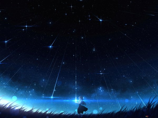 Звездное небо аниме