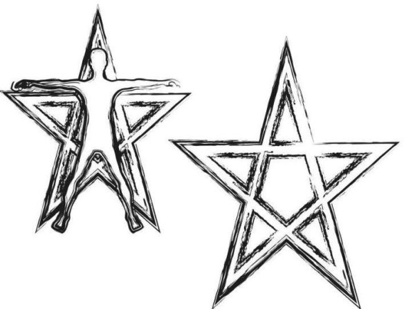 Звезда карандашом