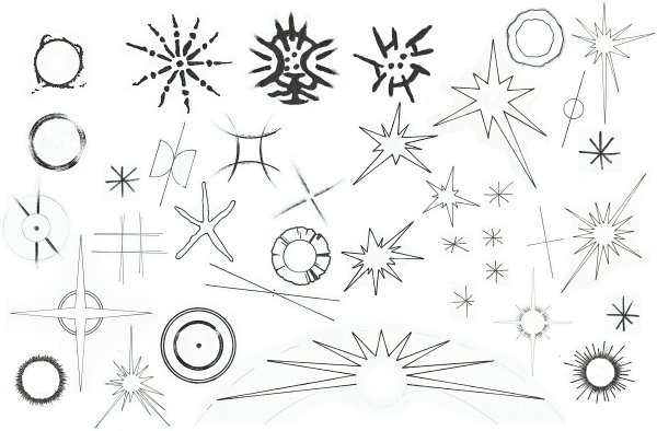 Звезда рисунок карандашом