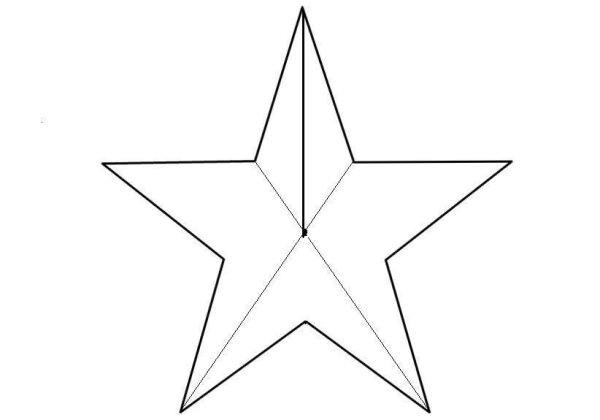 Звездочка контур