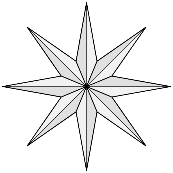 Звезда для срисовки карандашом