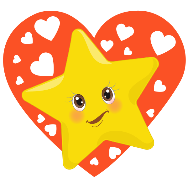 Смайлик звездочки