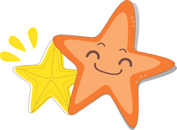 Звёздочки Радуга в садике