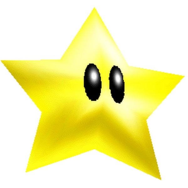 Пиксельная звезда из Марио