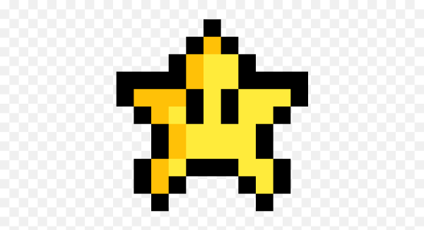Звезда Марио 8 бит
