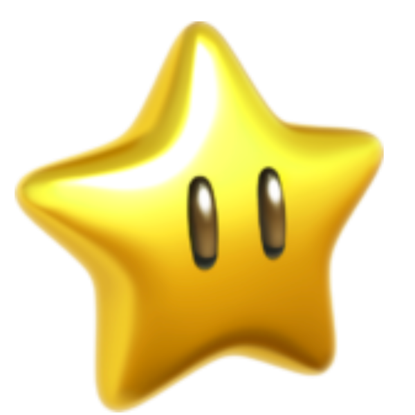 Марио пиксельный Звездочка