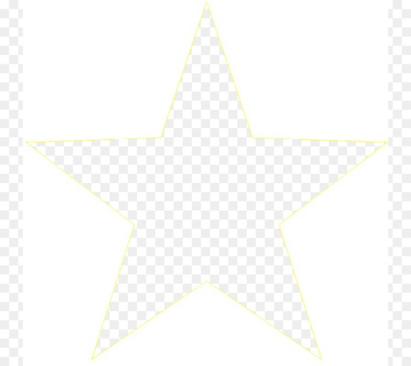 Контурные звезды на прозрачном фоне