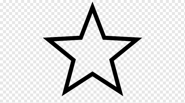 Звезда в звезде контур