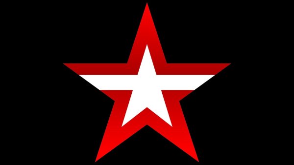 Красная звезда вектор