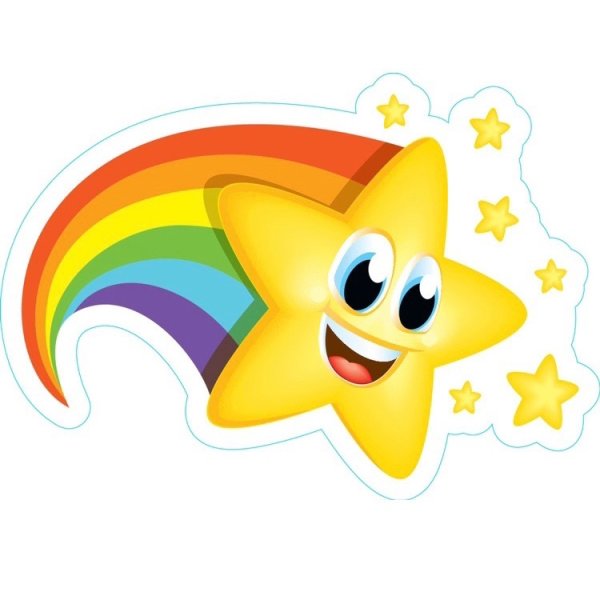 Звездочка с радугой