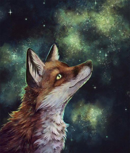 Лиса арт