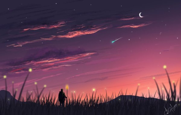 Рассвет звезды море
