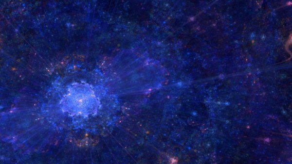 Звездное небо розовое