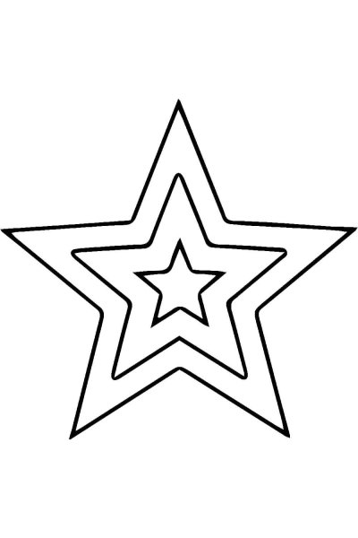 Трафарет Звёздочки