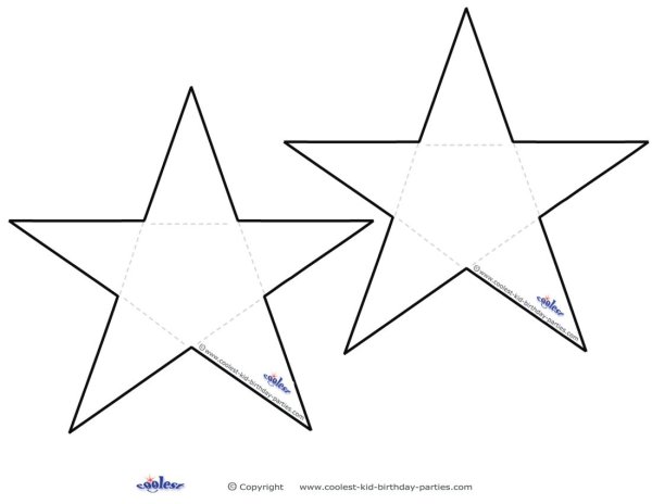 Трафарет звезды