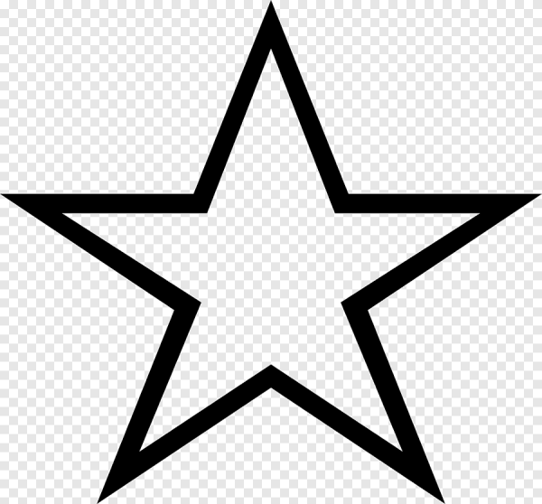 Контурное изображение звезды