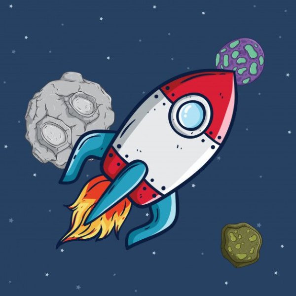 Ракета рисунок