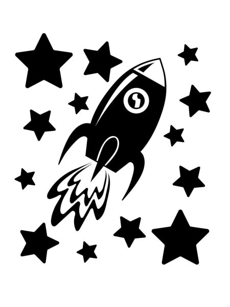 Ракета в космосе