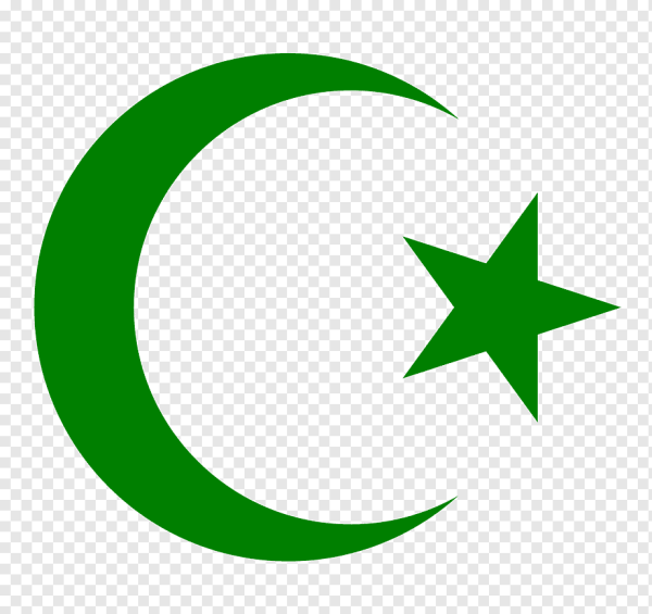 Мусульманский полумесяц со звездой на памятник