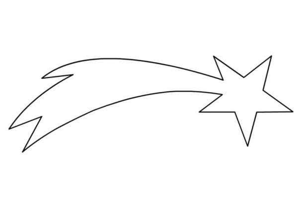 Военная звезда раскраска