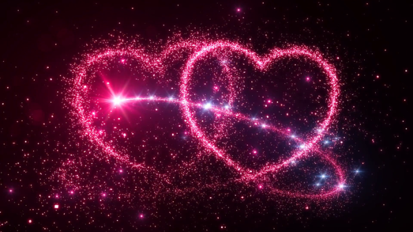 Сердечко из звезд