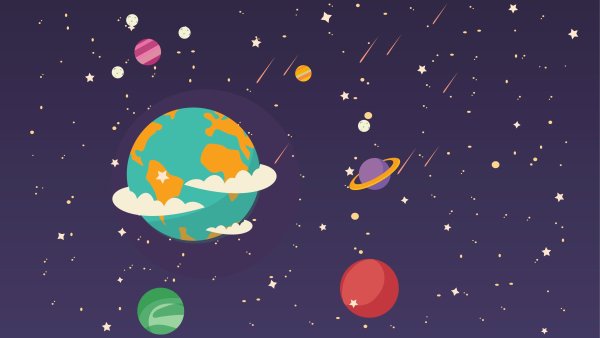 Космический фон для детей