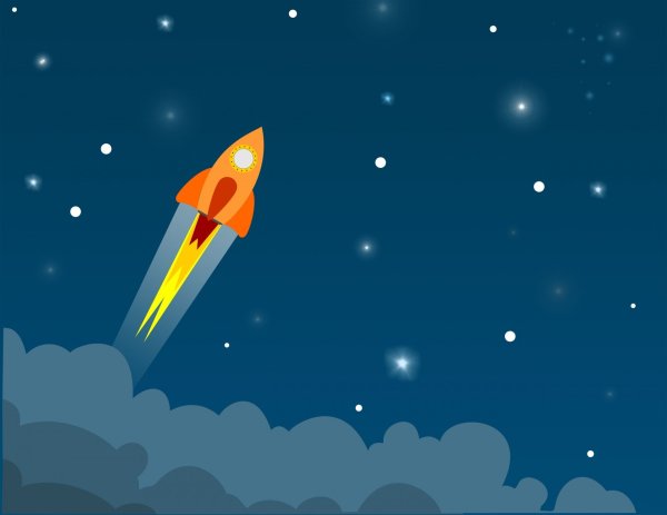 Космос мультяшный