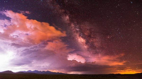 Красивое ночное небо