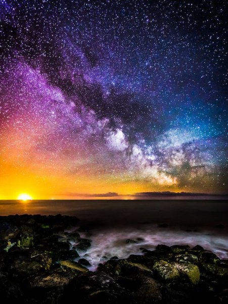 Сумерки небо