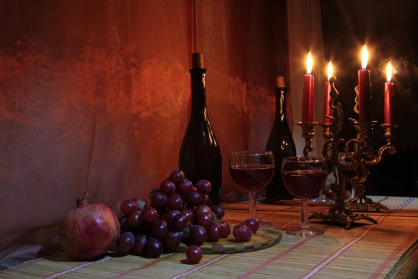 Вино и свечи
