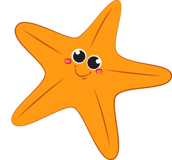 Морская звезда мультяшная