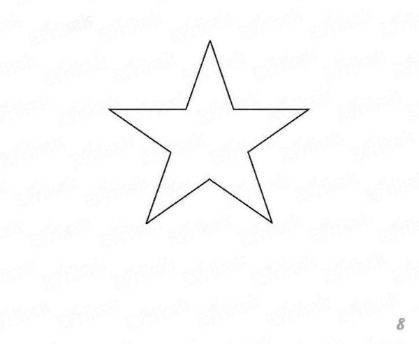 Звезда рисунок