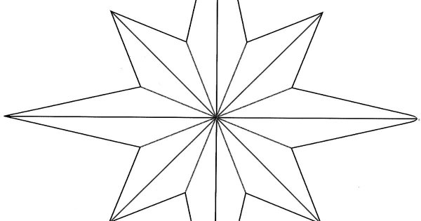 Звезда раскраска