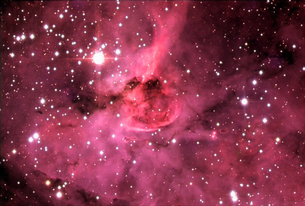 Красивый космос розовый