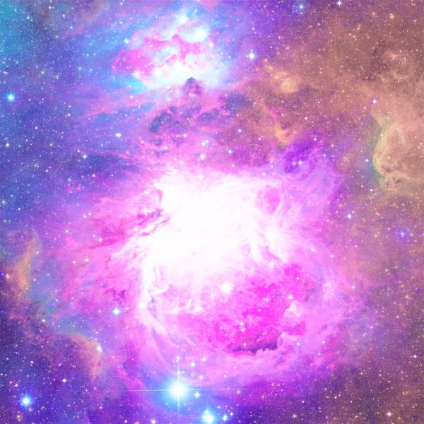 Космос розово голубой