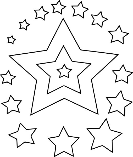 Раскраски звезда