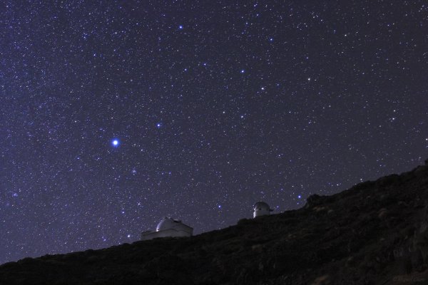 Звезда Сириус с земли