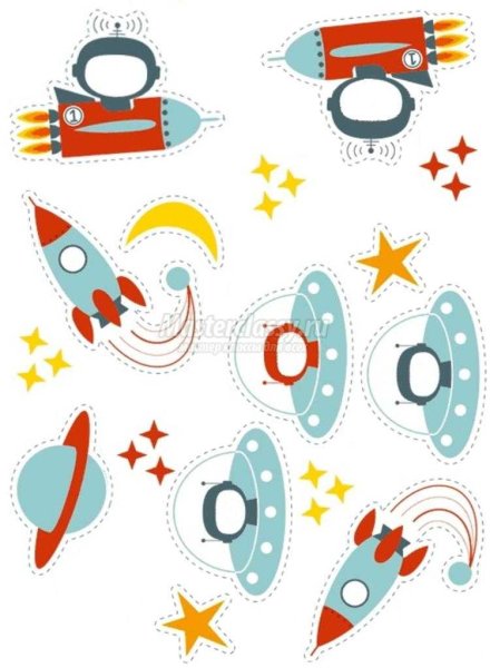 Космические ракеты для детей дошкольников