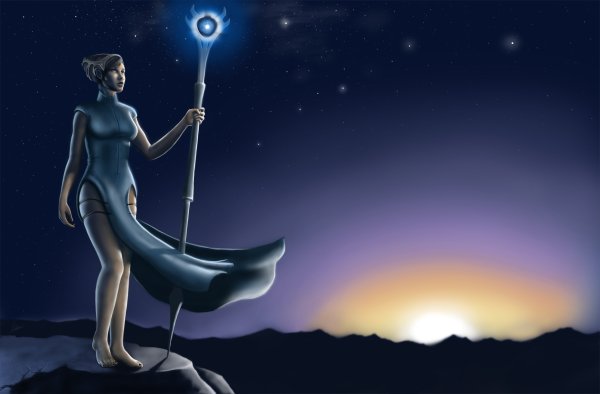 Космическая девочка