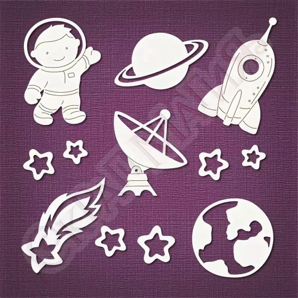 Трафарет звезды для рисования