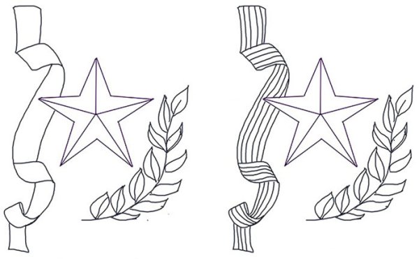 Рисунок на 9 мая легкий