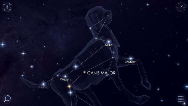 Сириус звезда в созвездии большого пса