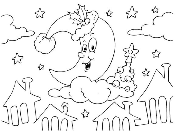 Лунаа раскраски для детей